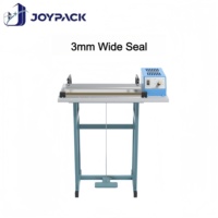 Scelleuse thermique industrielle à commande au pied KF-300, largeur de scellage de 3 mm, passage de 300 mm, pour sacs en plastique PE PP, usine alimentaire et chimique