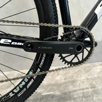VTT à cadre rigide en carbone de 29 pouces, fourche à suspension en alliage d'aluminium, transmission 1x à 12 vitesses, selle ergonomique, capacité de charge de 120 kg, VTT