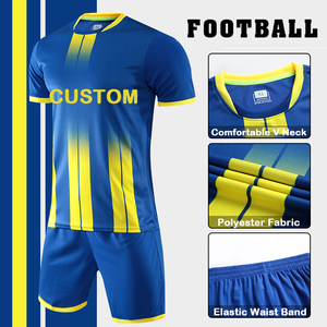 Set Divise da <span class=keywords><strong>Calcio</strong></span> Professionali con Logo Stampato Personalizzato Maglie da <span class=keywords><strong>Calcio</strong></span> Autentiche Versione Giocatore Bianche - Product Image 2