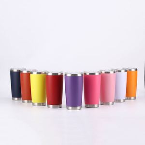 High Quality 20oz <b>Double</b> <b>Wall</b> Vacuum Insulated Stainless Steel Tumbler Outdoor Portable Sports Mug Car Cup for Business Gift - Product Image 1