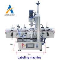 Ligne de production de remplissage de liquide de bureau entièrement automatique pour bouteilles de boissons remplissant l'équipement d'étiquetage de capsulage