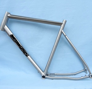58CM!!! Personnalisation du client de cadre de vélo de route en <span class=keywords><strong>titane</strong></span> disque gravier <span class=keywords><strong>titane</strong></span> route vélo avec fourche en carbone gravier HFT-A9131 - Product Image 3