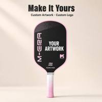 Raquette de pickleball en fibre de carbone avec noyau de 16 mm pour l'éducation physique scolaire et les programmes d'entraînement des clubs de loisirs communautaires