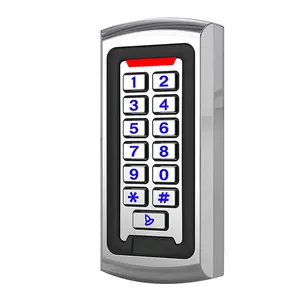 IP68 Keypad kontrol akses pintu logam RFID, tahan air 2000 pengguna bel pintu 125KHz EM kartu Standalone pembaca kontrol akses pintu