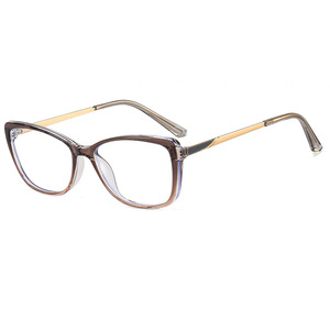 Gafas Ópticas Cat Eye Psn, Montura Completa de Metal Negro, Borde Fino Tr5029, Unisex - Product Image 3