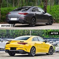 Kits Carrosserie Complets Style CLA45 avec Calandre, Kit de Conversion Extérieur Facelift, Pièce Auto pour Mercedes-Benz CLA W118 2019-2025