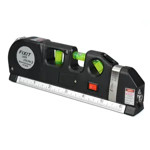 다기능 레벨 측정 테이프 도구 3 in 1 적외선 레이저 레벨 측정 레벨