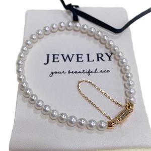 Zhuji Natural Freshwater Pearl <b>Bracelet</b> for Women 4mm <b>Baby</b> Pearl with S925 <b>Silver</b> Buckle Hot Selling Boutique <b>Bracelet</b> - Product Image 5