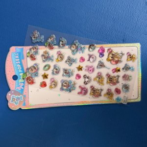 Autocollants en cristal solides et durs, autocollants décoratifs bleu ange, autocollants Tom Cat, autocollants Minions - Product Image 6