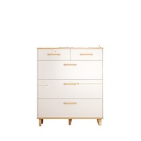 Meuble d'entrée 4 niveaux en bois, range-chaussures fin, armoire de rangement, organisateur de chaussures pour la maison