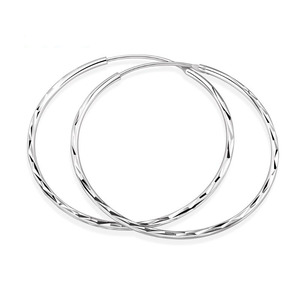 <span class=keywords><strong>Orecchini</strong></span> a <span class=keywords><strong>Cerchio</strong></span> Grandi in <span class=keywords><strong>Argento</strong></span> <span class=keywords><strong>925</strong></span> per Donna, <span class=keywords><strong>Orecchini</strong></span> Semplici Rotondi da 30mm-60mm, Stile Coreano - Product Image 5
