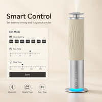 Diffuseur d'arômes de luxe 2026 sans eau, rechargeable, en alliage d'aluminium, système de nébulisation pour spa
