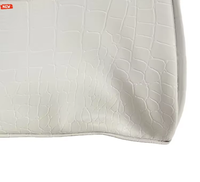 Sac de maquillage multifonctionnel imperméable en cuir PU crocodile personnalisé à fermeture éclair, tendance et très vendu pour femmes