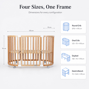 <span class=keywords><strong>Lit</strong></span> bébé ovale avec connecteur, <span class=keywords><strong>berceau</strong></span> <span class=keywords><strong>convertible</strong></span> pour tout-petit, <span class=keywords><strong>lit</strong></span> superposé pour enfant, <span class=keywords><strong>lit</strong></span> pour nourrisson - Product Image 5