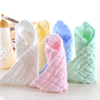 Custom 100% Cotton Baby Muslin Washcloths Small Waffle Face Towel for Newborn Bath Compressed and Disposable