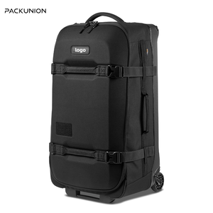 <span class=keywords><strong>Maleta</strong></span> de Viaje Resistente con Ruedas y Asa, Negra, Grande, Tipo Bolso de Lona - Product Image 1