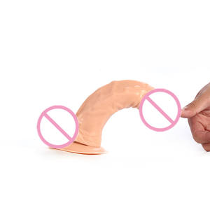 तीन रंग चूसने आधार के साथ यथार्थवादी Dildo के लिंग सेक्स खिलौना - Product Image 3