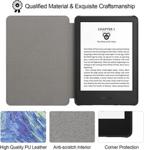 Ốp lưng da thông minh tự động ngủ, tùy chỉnh bán buôn cho Kindle Paperwhite 5 thế hệ thứ 11 năm 2021 - Product Image 4