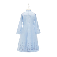 Vestido de Princesa Elsa para Niñas, Personalizable, con Certificación OPA y FAMA, Calidad Boutique, Algodón Natural, Corte Artístico con Cola de Sirena