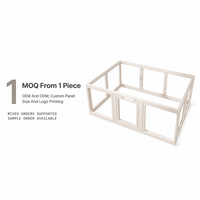 Cages commerciales en plastique pour lapins, enclos intérieur pour animaux de compagnie, nichoir pour lapins, cage pour cochons d'Inde et chinchillas, résistant aux morsures et aux griffures pour fermes