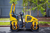 Compacteur routier vibrant à double tambour haute performance XD120S, 2,85 tonnes, pour travaux routiers
