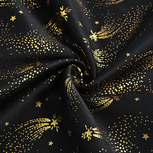 Xinlan vàng lá với thiết kế lấp lánh, cách nhiệt cửa sổ màn cửa phòng tối Tiếng Ồn Giảm rèm cửa - Product Image 1