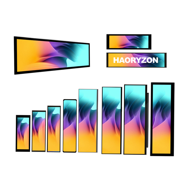 HAORYZON OEM Bar Type IPS 7.1 7.9 8.8 11.3 12.6 12.7 14.1 14.5 Inch LCD Module Stretched Bar LCD Display for Industrial HMI
