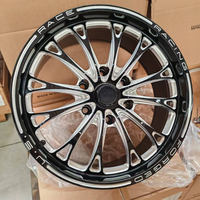 Jantes en alliage X-RIMS 18x8.5 6x139.7 à 15 rayons, finition noire usinée ET25 pour Toyota Land Cruiser