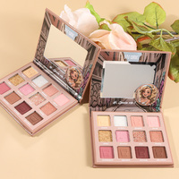 Palette d'ombres à paupières multichromes imperméables, maquillage de marque privée, coffret cadeau, logo personnalisé, livre d'ombres à paupières, étiquette privée, MSDS