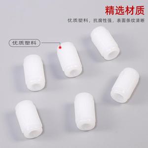 Connecteurs en nylon à double extrémité pour plaques, type trois-en-un, pour panneaux de bois de 18 mm, avec granulés adhésifs - Product Image 4