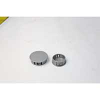 Caplugs 6/6 Nylon Gris Argent Bouchons d'étanchéité pour trous de défonçage électriques - Conception à clipser pour dissimuler les trous de défonçage