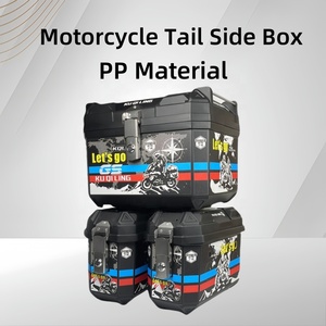 Cajas Traseras Universales <span class=keywords><strong>de</strong></span> PP <span class=keywords><strong>de</strong></span> Alta Calidad <span class=keywords><strong>para</strong></span> Motocicleta con Cerradura y Cajas Laterales <span class=keywords><strong>de</strong></span> Plástico <span class=keywords><strong>para</strong></span> Almacenamiento <span class=keywords><strong>de</strong></span> Fábrica - Product Image 2