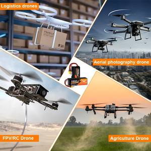 HYカスタムUAV航空機用セミソリッドステート22.2V 1800mAh 100CパウチFPVドローンバッテリー <span class=keywords><strong>2</strong></span>年保証 800サイクル - Product Image 5