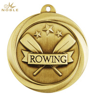 Fabricant Noble, Badge en Métal Sculpté en Relief 3D, Cadeau Sportif, Logo Personnalisé, Trophée de Canoë, Récompenses, Médaille Artisanale