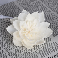7.5cm écologique Sola bois fleur roseau diffuseur Sola fleur à la main Lotus forme fleur séchée pour Bouquet air plus frais