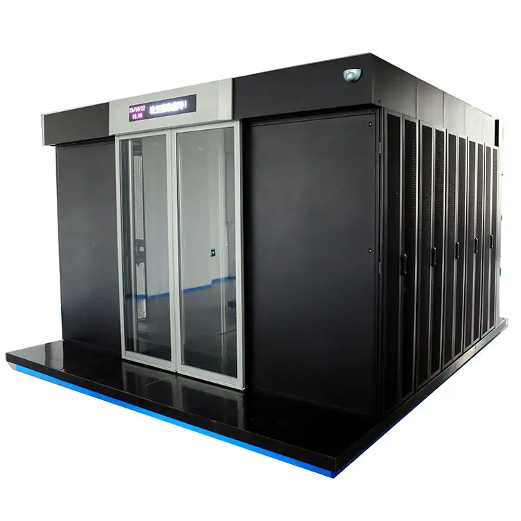 Solution de confinement d'allée froide pour le système de refroidissement de centre de données armoire de serveur système d'armoire de serveur de support réseau