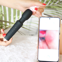 APP-gesteuerter Sichtbarer Sextoy-Zauberstab Vibrator Klitorisstimulation HD-Vergnügen Erwachsenen-Spielzeug Kamera-Vibrator Sexspielzeug für Frauen