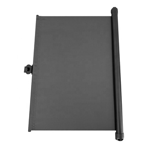 Auvent rétractable pour fenêtre de camping-car, noir, pour fourgonnette, voiture, camping-car motorisé, pare-soleil automatique, 50 cm, polyester tissé fin, PVC - Product Image 4