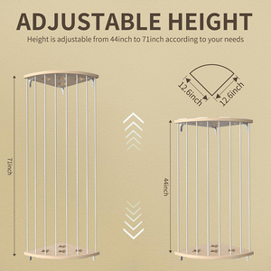 Giá để đồ góc cạnh bằng gỗ có thể điều chỉnh, họa tiết ngôi sao, để đồ chơi nhồi bông, kệ đựng đồ chơi treo tường, dành cho phòng trẻ em - Product Image 2