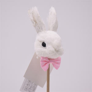 नया डिजाइन कृत्रिम शिल्प वसंत बंनी पार्टी के लिए ईस्टर खरगोश सजावट - Product Image 3
