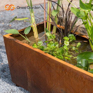 Macetas de Acero Corten Resistentes a la Corrosión, Diseño Minimalista Personalizado, Certificación ISO9001, Color Personalizado - Product Image 2