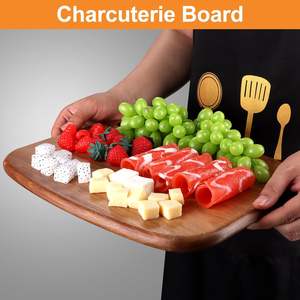 Planche à découper en bois d'acacia personnalisée en vrac pour la cuisine, surface lisse, <span class=keywords><strong>plateau</strong></span> <span class=keywords><strong>de</strong></span> service pour charcuterie, <span class=keywords><strong>plateau</strong></span> à <span class=keywords><strong>fromage</strong></span>, <span class=keywords><strong>plateau</strong></span> à steak, <span class=keywords><strong>plateau</strong></span> à viande - Product Image 5