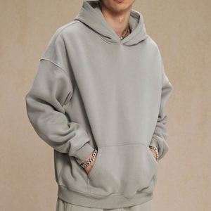 เสื้อฮู้ดดี้ผ้าฝ้ายเนื้อหนักคุณภาพสูง 350 กรัม ทรงหลวม สไตล์สตรีทแวร์ ผ้าฟลีซเนื้อหนัก ผลิตตามสั่ง เสื้อฮู้ดดี้ผู้ชายแบบสั่งทำ - Product Image 1