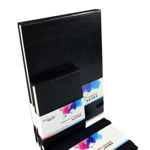 Cahier <span class=keywords><strong>aquarelle</strong></span> en coton 300g tissu manuel cahier du bout des doigts <span class=keywords><strong>motif</strong></span> fin Portable <span class=keywords><strong>aquarelle</strong></span> cahier poche manuel - Product Image 2