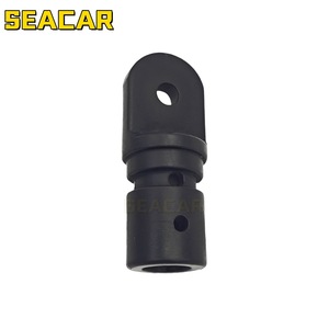 Tapa de extremo de tubo de nailon negro de 1 pulgada Seacar para piezas de repuesto de cubiertas de barcos - Product Image 4