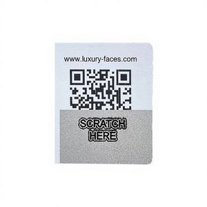 Etiqueta Adhesiva Holográfica 3D con Código QR de Diseño Personalizado, Impermeable, Antiarañazos, con Número de Serie, Holograma de Seguridad, Impresión Serigráfica - Product Image 1