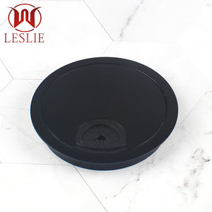 כיסוי חור לשולחן מחשב מסגסוגת אבץ עגולה, כיסוי חור לשולחן משרדי, כיסוי חור לשולחן <span class=keywords><strong>3</strong></span> אינץ', מעבר כבלים לשולחן - Product Image 5