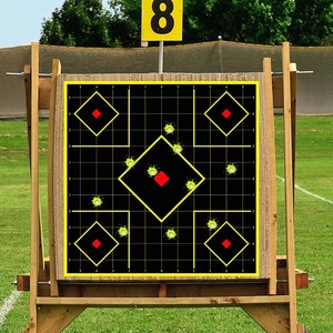 Al por mayor, pegatinas autoadhesivas reactivas para tiro, tipo Splatter, de 12 x 12 pulgadas, para entrenamiento de puntería - Product Image 5