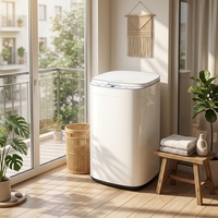 Mesin Cuci dan Pengering Otomatis Mini Portabel Desain Ultra-Kompak 3KG 110v/220v CB Terlaris 2026