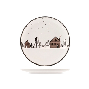 Set di Stoviglie Natalizie 'Warm Wishes' 18 Pezzi, Collezione per Servizio Festivo - Product Image 1